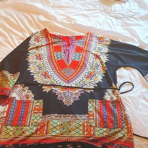 African dashiki (kitenge) tunic